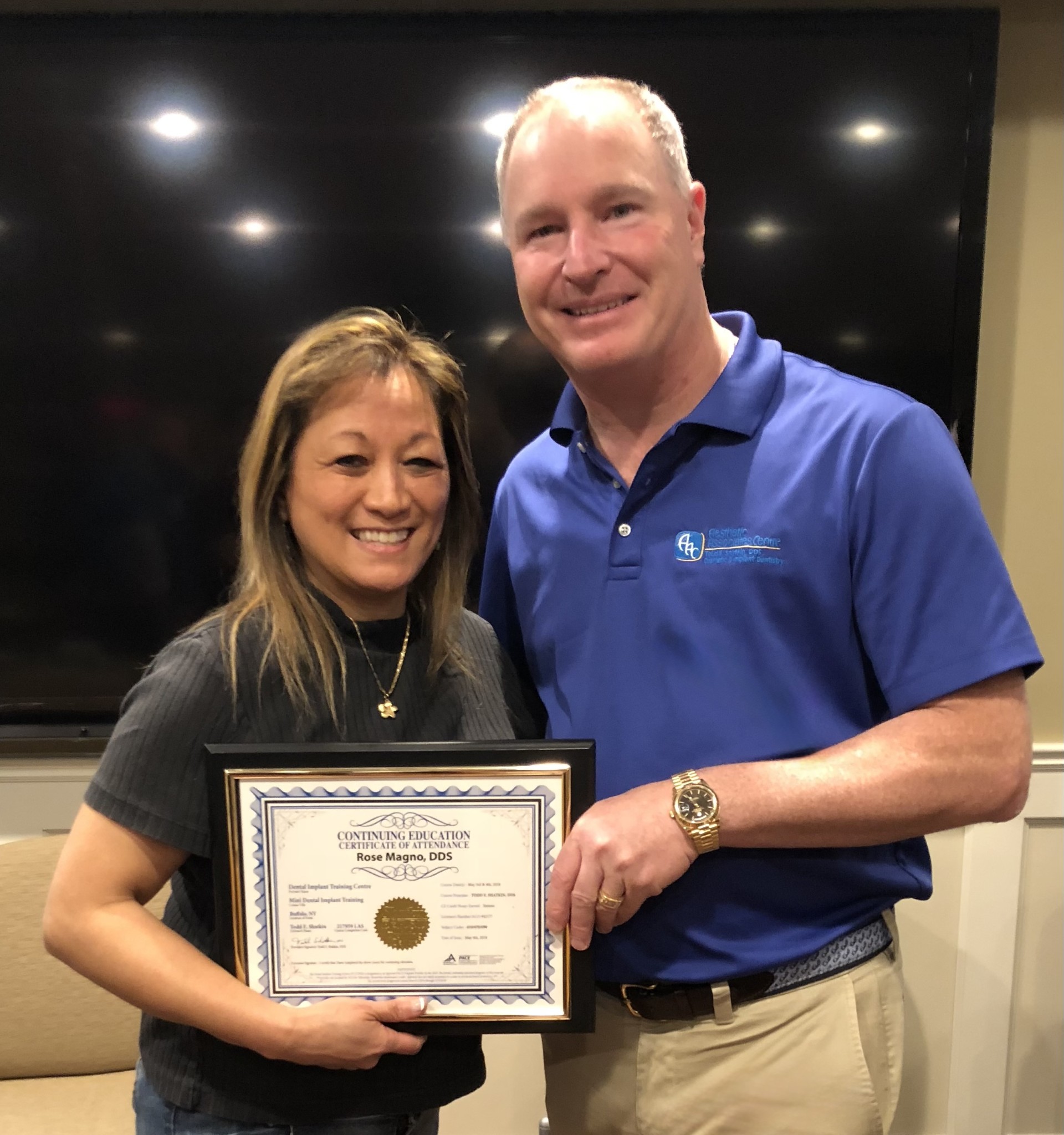 Dr. Todd Shatkin and Dr. Rose Magno